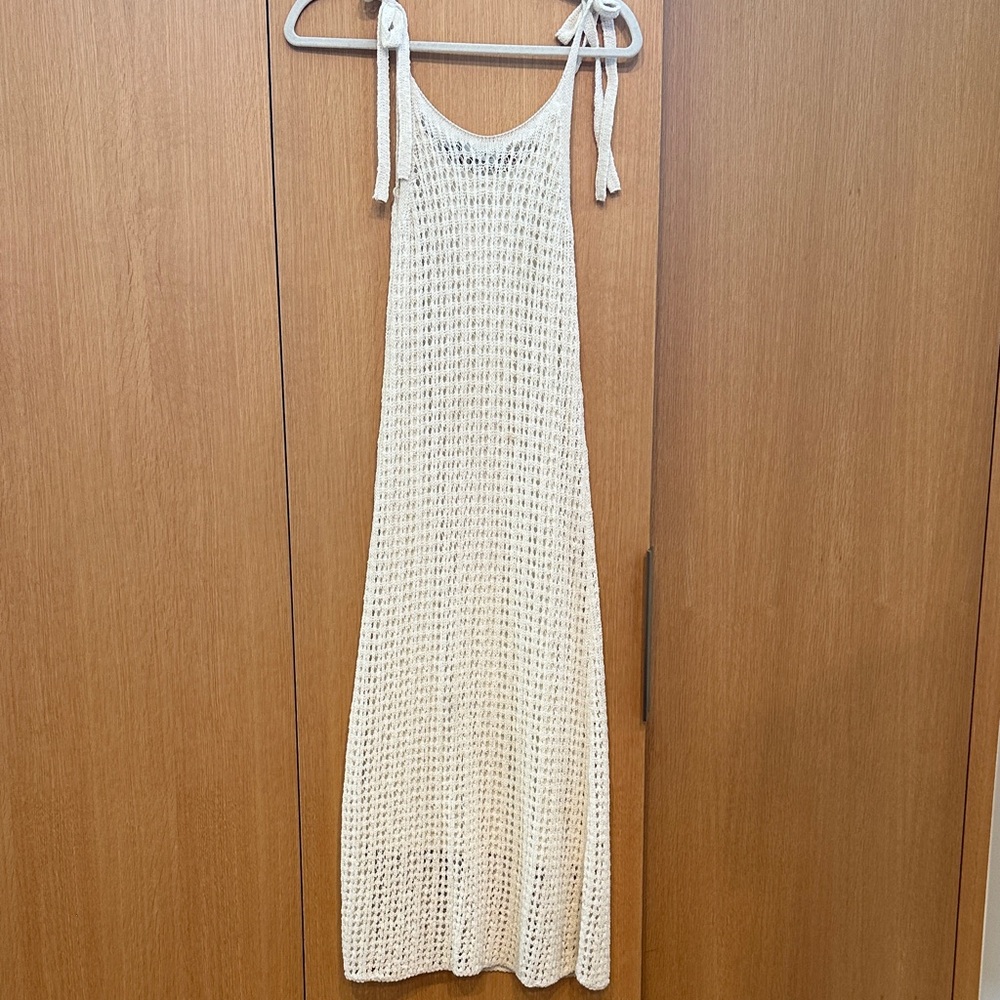 Zara Cream Midi Dress